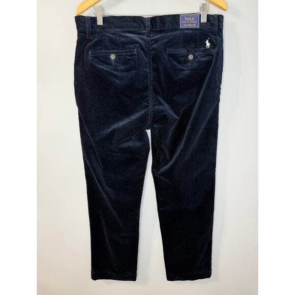 Polo Ralph Lauren Men's 32x30 Stretch Classic Fit Corduroy Pants Blue Preppy New - Picture 7 of 8
